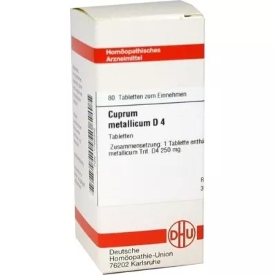 CUPRUM METALLICUM D 4 tablets, 80 pcs CUPRUM METALLICUM D 4 tablets, 80 pcs