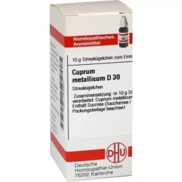 CUPRUM METALLICUM D 30 globules, 10 g