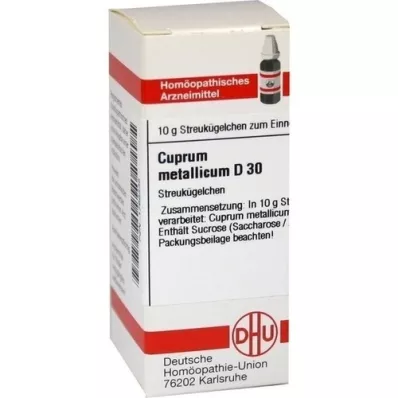 CUPRUM METALLICUM D 30 globules, 10 g CUPRUM METALLICUM D 30 globules, 10 g