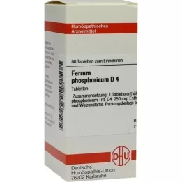 FERRUM PHOSPHORICUM D 4 tablets, 80 pcs