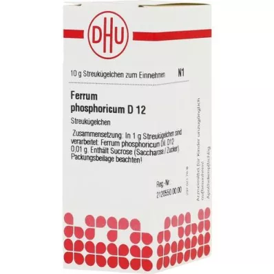 FERRUM PHOSPHORICUM D 12 globules, 10 g