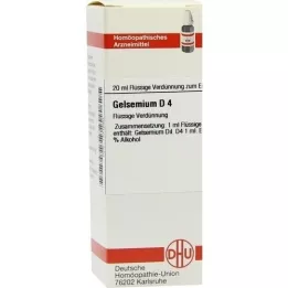 GELSEMIUM D 4 dilution, 20 ml