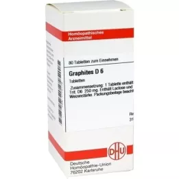 GRAPHITES D 6 tablets, 80 pcs