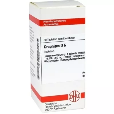 GRAPHITES D 6 tablets, 80 pcs GRAPHITES D 6 tablets, 80 pcs