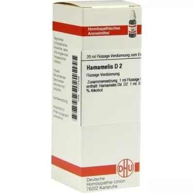 HAMAMELIS D 2 Dilution, 20 ml HAMAMELIS D 2 Dilution, 20 ml