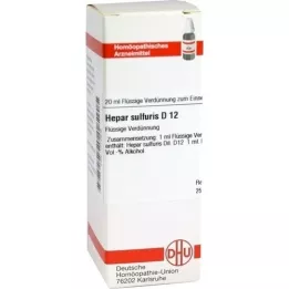 HEPAR SULFURIS D 12 Dilution, 20 ml