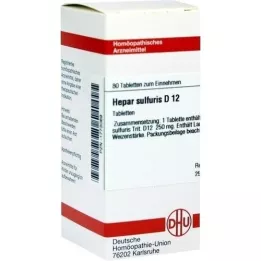 HEPAR SULFURIS D 12 tablets, 80 pcs