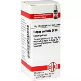 HEPAR SULFURIS D 30 globules, 10 g