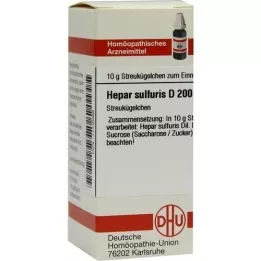 HEPAR SULFURIS D 200 globules, 10 g