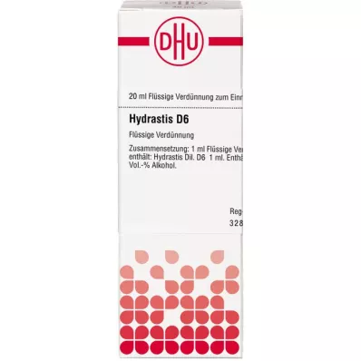 HYDRASTIS D 6 Dilution, 20 ml HYDRASTIS D 6 Dilution, 20 ml