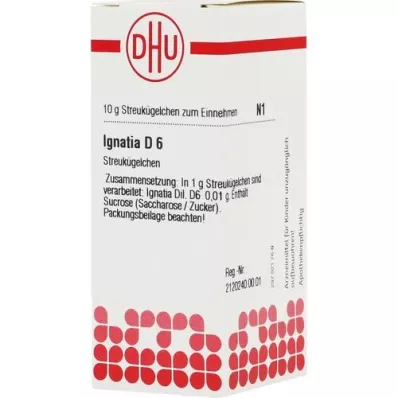 IGNATIA D 6 globules, 10 g IGNATIA D 6 globules, 10 g