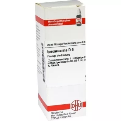 IPECACUANHA D 6 Dilution, 20 ml