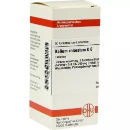 KALIUM CHLORATUM D 6 tablets, 80 pcs