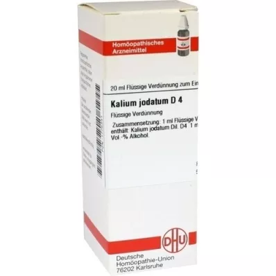 KALIUM JODATUM D 4 dilution, 20 ml KALIUM JODATUM D 4 dilution, 20 ml