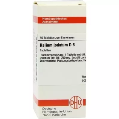KALIUM JODATUM D 6 tablets, 80 pcs