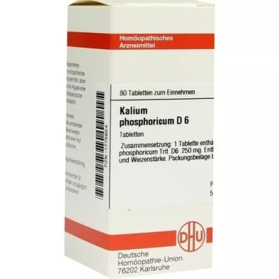 KALIUM PHOSPHORICUM D 6 tablets, 80 pcs