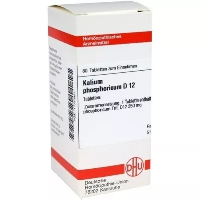 KALIUM PHOSPHORICUM D 12 tablets, 80 pcs KALIUM PHOSPHORICUM D 12 tablets, 80 pcs