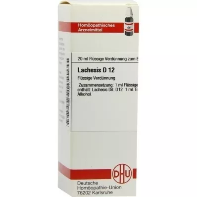 LACHESIS D 12 Dilution, 20 ml LACHESIS D 12 Dilution, 20 ml