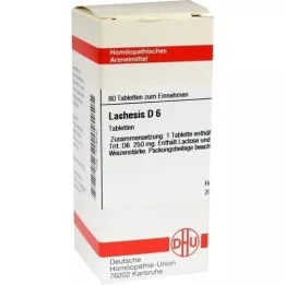 LACHESIS D 6 tablets, 80 pcs