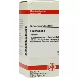 LACHESIS D 8 tablets, 80 pcs