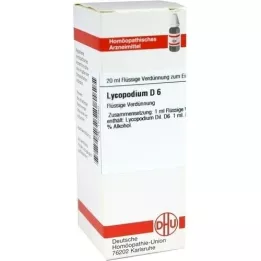 LYCOPODIUM D 6 Dilution, 20 ml
