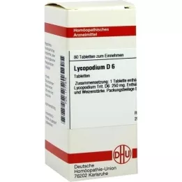 LYCOPODIUM D 6 tablets, 80 pcs