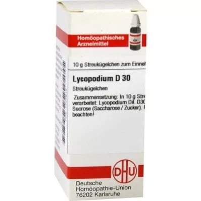 LYCOPODIUM D 30 globules, 10 g LYCOPODIUM D 30 globules, 10 g