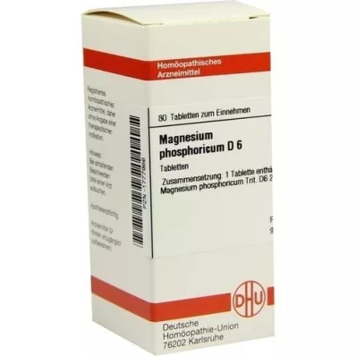 MAGNESIUM PHOSPHORICUM D 6 tablets, 80 pcs