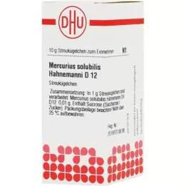 MERCURIUS SOLUBILIS Hahnemanni D 12 globules, 10 g