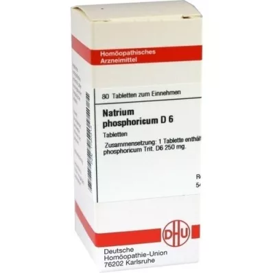NATRIUM PHOSPHORICUM D 6 tablets, 80 pcs