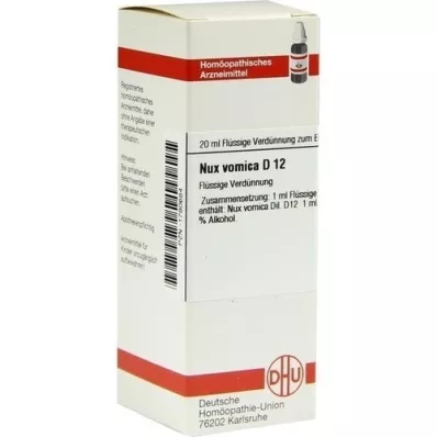 NUX VOMICA D 12 Dilution, 20 ml