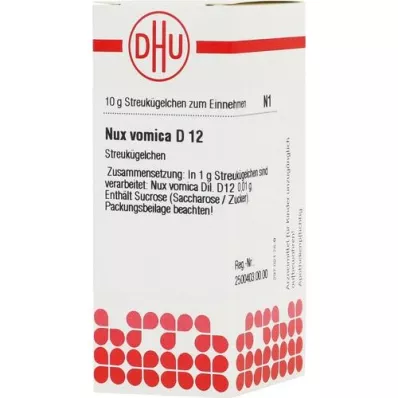 NUX VOMICA D 12 globules, 10 g