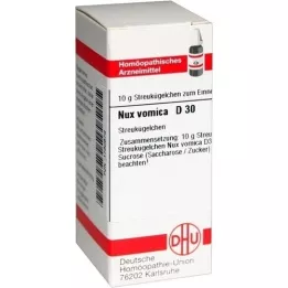 NUX VOMICA D 30 globules, 10 g
