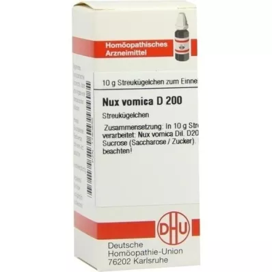 NUX VOMICA D 200 globules, 10 g NUX VOMICA D 200 globules, 10 g