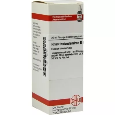 RHUS TOXICODENDRON D 6 Dilution, 20 ml
