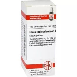 RHUS TOXICODENDRON D 3 globules, 10 g