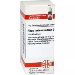 RHUS TOXICODENDRON D 4 globules, 10 g