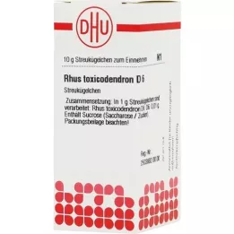 RHUS TOXICODENDRON D 6 globules, 10 g
