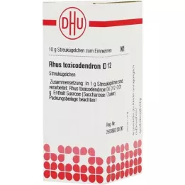 RHUS TOXICODENDRON D 12 globules, 10 g