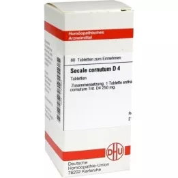 SECALE CORNUTUM D 4 tablets, 80 pcs