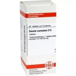 SECALE CORNUTUM D 6 tablets, 80 pcs
