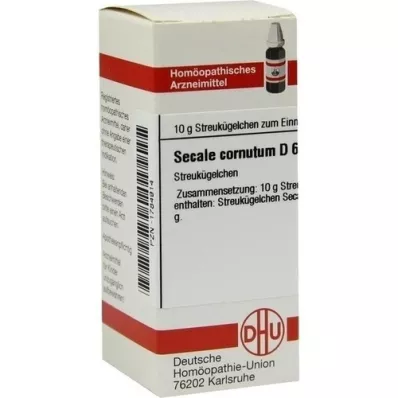 SECALE CORNUTUM D 6 globules, 10 g