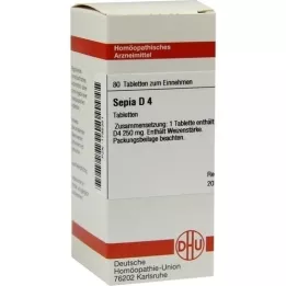 SEPIA D 4 tablets, 80 pcs