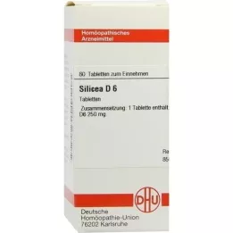 SILICEA D 6 tablets, 80 pcs