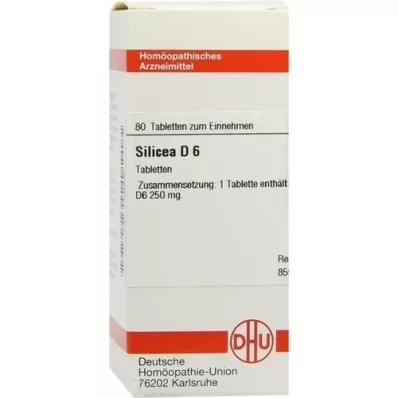 SILICEA D 6 tablets, 80 pcs SILICEA D 6 tablets, 80 pcs
