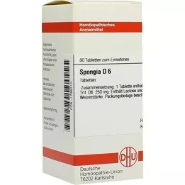 SPONGIA D 6 tablets, 80 pcs