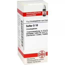 SULFUR D 10 globules, 10 g