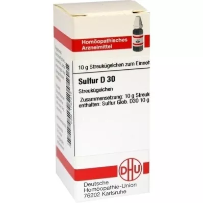 SULFUR D 30 globules, 10 g SULFUR D 30 globules, 10 g