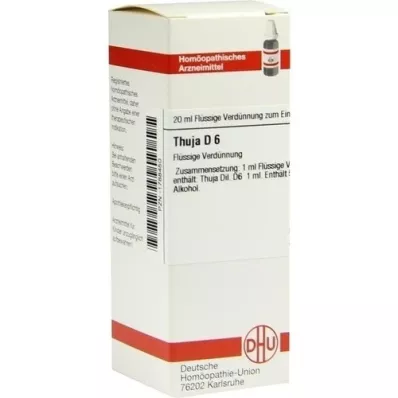 THUJA D 6 Dilution, 20 ml