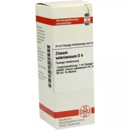 ZINCUM VALERIANICUM D 4 dilution, 20 ml